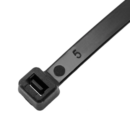 Хомуты, 500 х 8 мм, пластиковые, черные, 50 шт Сибртех 45588 купить в Кургане