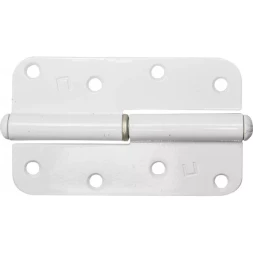 Петля накладная стальная "ПН-110", цвет белый, правая, 110мм 37651-110R