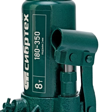 Домкрат гидравлический бутылочный Сибртех 50805, 8 т, 180-350 мм купить в Кургане