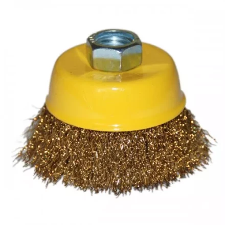 Щетка для УШМ М14/85 мм чашечная сталь прямая Энкор 51532 купить в Кургане