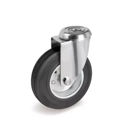 Колесо поворотное SCh 55 125 мм резина под болт 1047736 купить в Кургане