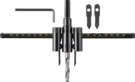 Сверло регулируемое, STAYER Profi 2944-200, двухрезцовое, по дереву, "Балеринка", d=40-200мм 2944-200 купить в Кургане