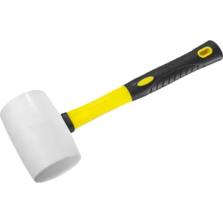 Киянка STAYER &quot;PROFI&quot; резиновая БЕЛАЯ, с фиберглассовой ручкой, 900г 20533-900 купить в Кургане