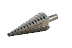 Сверло для металла ступенчатое Ф6-30 мм 13 ступеней шаг 2 мм ход 45 мм 21630