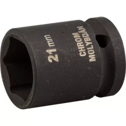 Торцовая головка KRAFTOOL "INDUSTRIE QUALITAT" ударная (1/2"), FLANK, Cr-Mo, фосфатированная, 21 мм 27940-21_z01