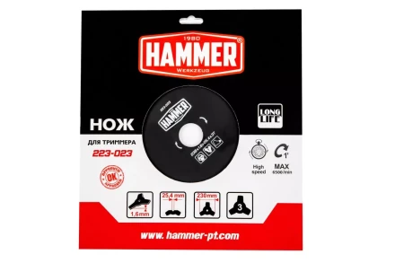 Нож для триммера HAMMER 223-023 купить в Кургане