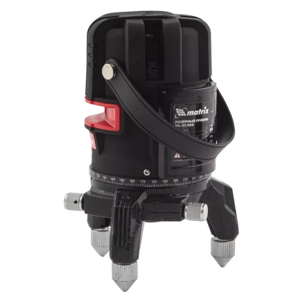 Лазерный уровень ML 05 Red, 20 м, 635 нм, резьба 5/8&quot; Matrix 35066 купить в Кургане