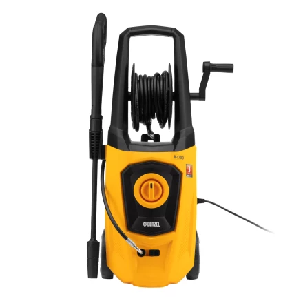 Моечная машина высокого давления Denzel 58229 R-170D, 2000 Вт, 170 бар, 360 л/ч, с барабаном купить в Кургане