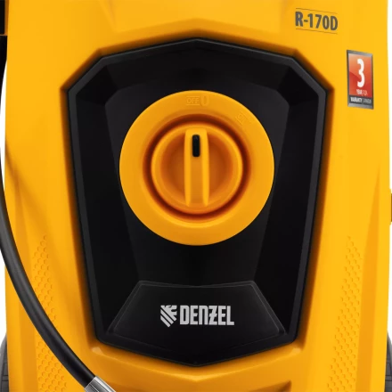 Моечная машина высокого давления Denzel 58229 R-170D, 2000 Вт, 170 бар, 360 л/ч, с барабаном купить в Кургане