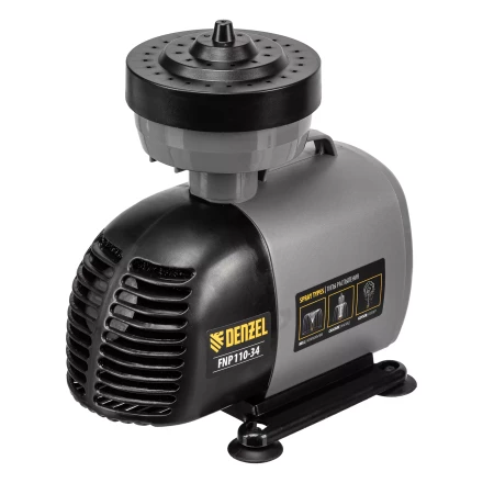 Насос фонтанный FNP110-34, 112 Вт, подъем 3,4 м, 3400 л/ч, колокольчик/каскад/гейзер Denzel 99032 купить в Кургане
