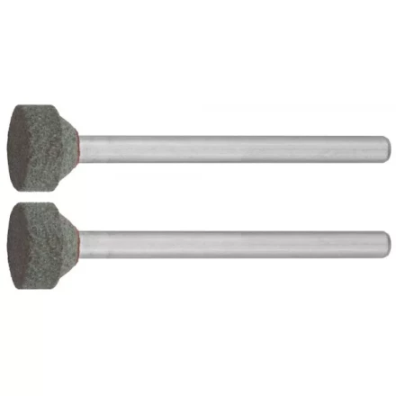 Круг ЗУБР абразивный шлифовальный из карбида кремния на шпильке, P 120, d 10,0x3,2мм, L 45мм, 2шт 35915 купить в Кургане