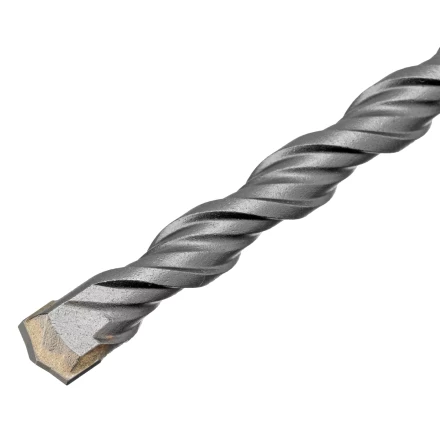 Бур по бетону Denzel, 8 x 310 мм, двойная спираль, три пылеотводящие кромки, 705015 купить в Кургане