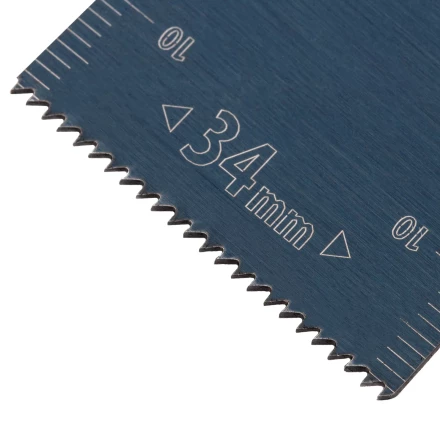 Насадка для МФИ режущая пазовая прямая, HCS, по дереву, 34 х 1.4 мм, мелкий зуб Denzel 782312 купить в Кургане