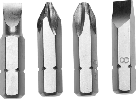 Набор STAYER &quot;PROFI&quot; Биты для ударно-поворотной отвертки, Cr-V, 38мм, 4 предмета 25667-S4 купить в Кургане