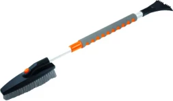 Щетка-сметка для снега со скребком телескопическая STELS 55313
