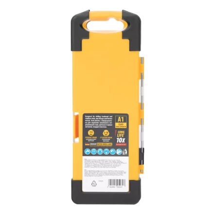 Набор сверл по металлу Denzel, 2-8мм, Р6М5К8-TiN, Golden Tip, 6 шт 723004 купить в Кургане