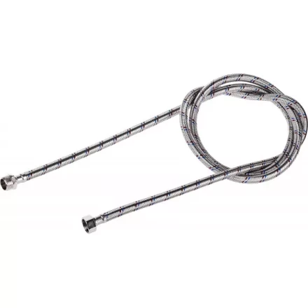 Подводка гибкая ЗУБР для воды, оплетка из нержавеющей стали, г/ш 1/2" - 2м 51005-G/S-200 купить в Кургане