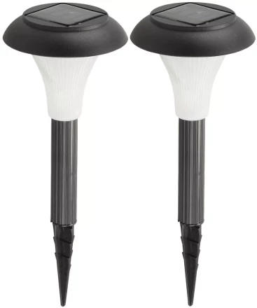 Светильник СВЕТОЗАР с пластмассовым корпусом, 1 светодиод, белый свет, 1 Ni-Cd аккум. по 600мАч, 115x305мм, 2шт SV-57901-2 купить в Кургане