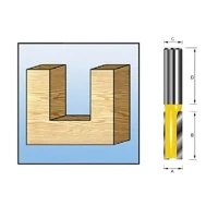 Пазовая фреза с двумя режущими кромками Makita D-67876