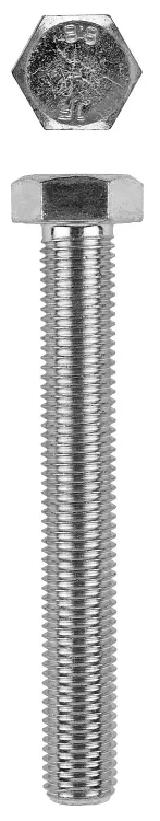 Болт с шестигранной головкой, DIN 933, кл. пр. 8.8, оцинкованный, M10x45мм, 100шт, KRAFTOOL 303074-10-045 303074-10-045 купить в Кургане