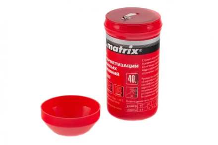 Нить для герметизации резьбовых соединений универсальная 80 м Matrix 88893 купить в Кургане