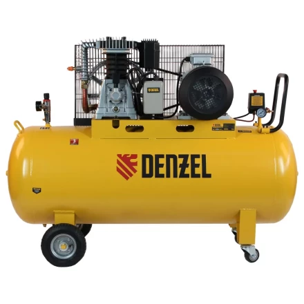 Компрессор воздушный, ременный привод BCI5500-T/270, 5.5 кВт, 270 литров, 850 л/мин Denzel 58129 купить в Кургане