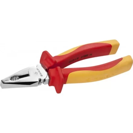 Плоскогубцы ЗУБР &quot;ПРОФЕССИОНАЛ&quot; &quot;ПРОФИЭЛЕКТРИК&quot;, диэлектрические комбинированные, двухкомп рукоятка, до ~1000В, 180мм 22145-1-18 купить в Кургане