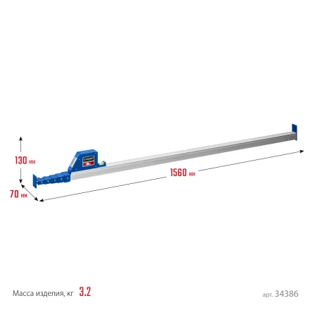 ЗУБР 8 м, телескопическая линейка, Профессионал (34386) купить в Кургане