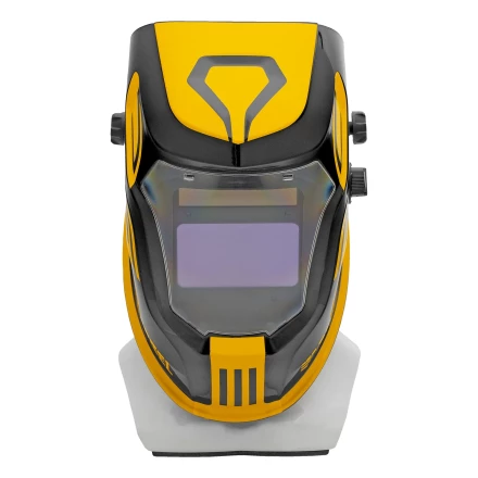 Щиток защитный лицевой (маска сварщика) F9, см. окно 100x60, Real Color, DIN 4-8/9-13// Denzel 89718 купить в Кургане