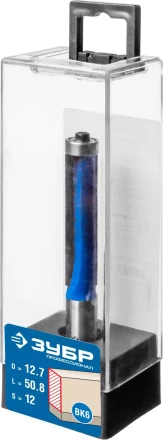ЗУБР 12.7 x 50.8м. хвостовик 12 мм, фреза кромочная с нижним подшипником, Профессионал (28727-12.7-50.8) (1) купить в Кургане