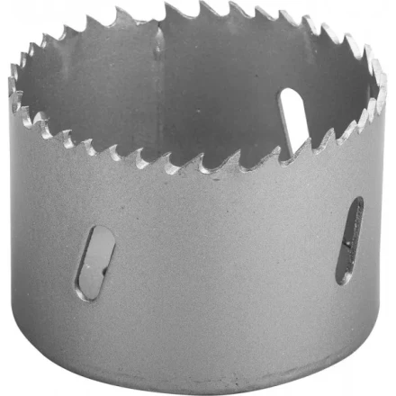 Коронка ЗУБР &quot;ЭКСПЕРТ&quot; биметаллическая, быстрорежущая сталь, глубина сверления до 38мм, d-64мм 29531-064_z01 купить в Кургане