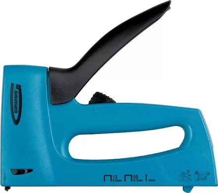 Степлер мебельный алюминиевый корпус,регулировка удара тип скобы 13 53 300 6-16мм GROSS 41002 купить в Кургане