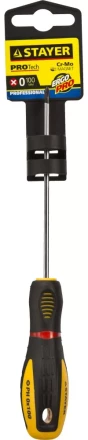Отвертка STAYER &quot;PROFI&quot; &quot;PROTech&quot;, двухкомп рукоятка, намагниченная, Cr-Mo, PH0x100мм 25132-0-10_z02 купить в Кургане
