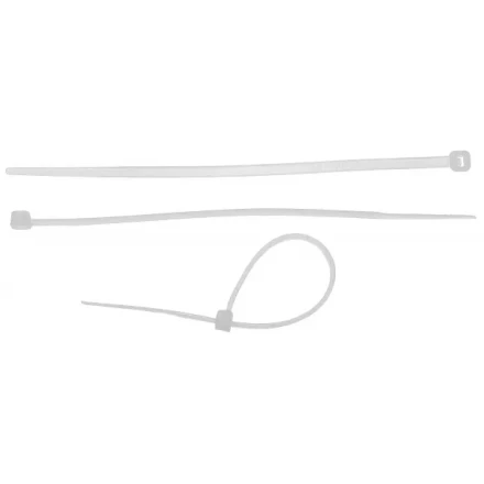Хомуты ЗУБР нейлоновые, в п/э пакете, тип 7, белые, 2,5ммх200мм, 50шт 4-309017-25-200 купить в Кургане