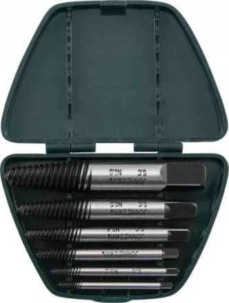 Комплект экстракторов съемник шпилек 1/8&quot;- 3/4&quot; 6 предметов  AG 010048  Jonnesway 47023 купить в Кургане