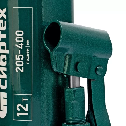 Домкрат гидравлический бутылочный Сибртех 50807, 12 т, 205-400 мм купить в Кургане