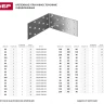 Крепежный угол ЗУБР "МАСТЕР" равносторонний, 40х80х80мм, 1шт 310206-040-080 купить в Кургане