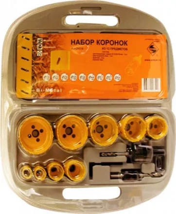 Набор коронок Bi-Metal 13 предметов Энкор 24570 купить в Кургане