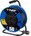 Удлинитель на катушке "КГ 315", 50 м, 3700 Вт, 4 гнезда, IP44, КГ 3х1,5 кв мм, ЗУБР 55080-50 купить в Кургане