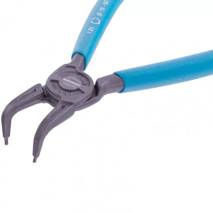 Съемник 165 мм для внутренних стопорных колец (19-60 мм) изогнутые губки Gross 18343 купить в Кургане