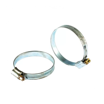 Хомуты металлические червячные 51-70 мм ширина 12 мм английский тип W1 2 шт Сибртех 47671 купить в Кургане