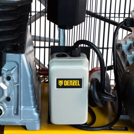 Компрессор воздушный, ременный привод BCI5500-T/200, 5.5 кВт, 200 литров, 850 л/мин Denzel 58128 купить в Кургане