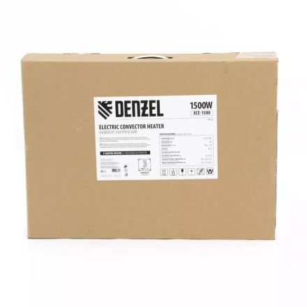 Конвектор электрический XCE-1500, 230 В, 1500 Вт, X-образный нагреватель Denzel 98116 купить в Кургане