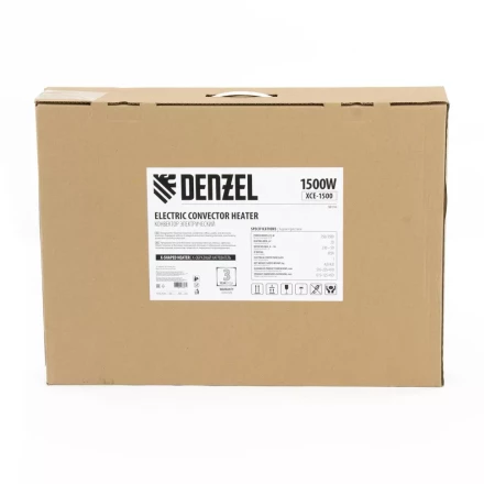 Конвектор электрический XCE-1500, 230 В, 1500 Вт, X-образный нагреватель Denzel 98116 купить в Кургане