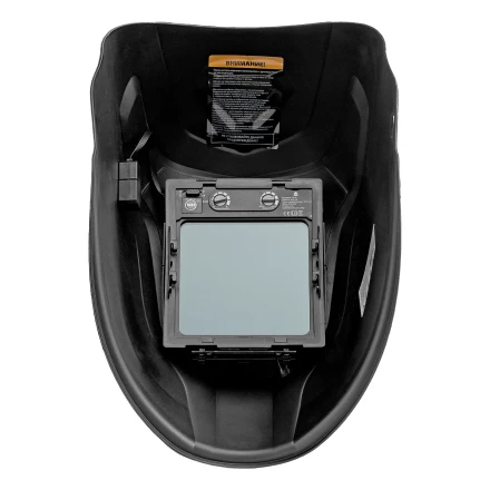 Щиток защитный лицевой (маска сварщика) F10, см. окно 100х96, Real Color, DIN 4-8/9-13// Denzel 89719 купить в Кургане