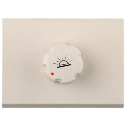 Диммер СВЕТОЗАР &quot;ЭФФЕКТ&quot; без вставки и рамки, цвет бежевый, 60-500Вт SV-54442-B