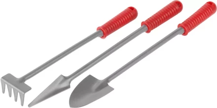 Набор GRINDA для ухода за комнатными растениями: Совок посадочный широкий, совок посадочный, грабельки, 3 предмета 8-422460-H3_z01 купить в Кургане