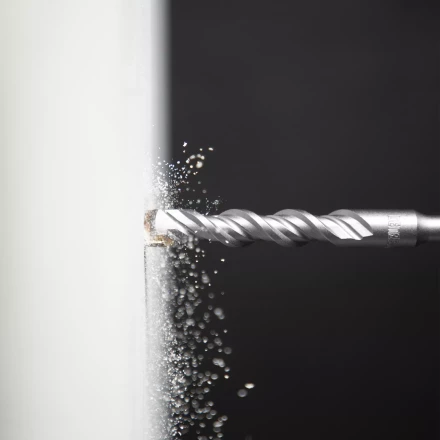 Бур по бетону Denzel, 14 x 160 мм, двойная спираль, три пылеотводящие кромки, купить в Кургане