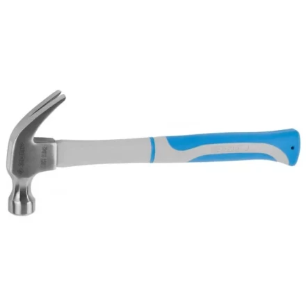 Молоток-гвоздодер ЗУБР с фиберглассовой двухкомпонентной рукояткой, 450гр 20265-450_z01 купить в Кургане