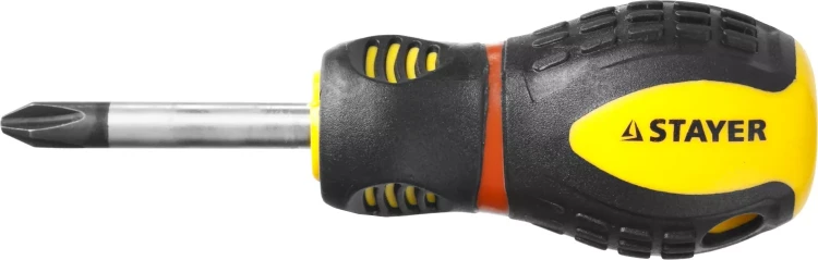 Отвертка STAYER "PROFESSIONAL" "PROTech", двухкомп рукоятка, намагниченная, Cr-Mo, PH2x38мм 25132-2-38_z02 купить в Кургане